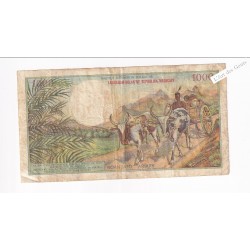 Billet Madagascar 1000 Francs 1966 - G.11 70198 -  lartdesgents.fr