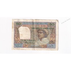 Billet Madagascar 50 Francs 1969 -C.52 84113-  lartdesgents.fr