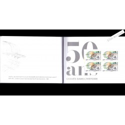 Carnet n° 4024 - 50 ans gravés dans l'histoire Neuf** Numéroté sous blister lartdesgents.fr
