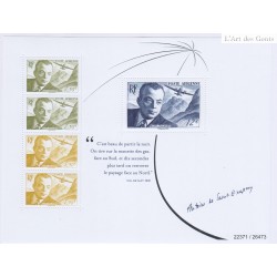 Bloc feuillet F89 - Saint Exupéry 2021- 2ème tirage sous blister Neuf** Lartdesgents.fr