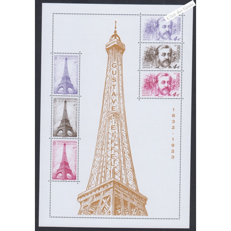 Bloc Feuillet n° F5665 - Gustave Eiffel - 2023 - Neuf** - lartdesgents.fr