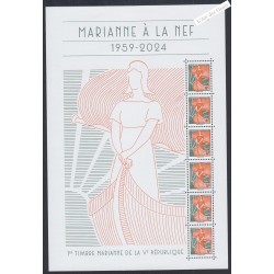 Bloc Feuillet n° F5785 - Marianne à La Nef - 2024 - Neuf** - lartdesgents.fr