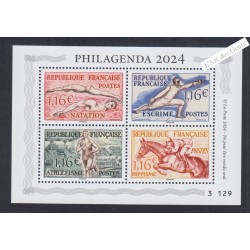 Bloc Philagenda 2024 - Issu du l'agenda philatélique 2024 - Neuf** - lartdesgents.fr