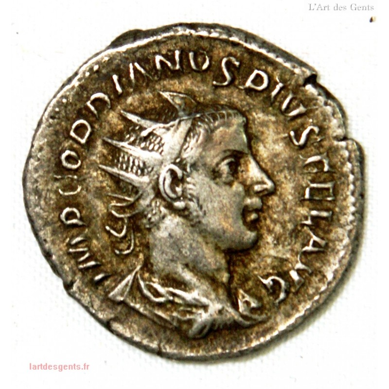 Antoninien GORDIEN III, hercule RIC. 95, 241-42 ap J.C, lartdesgents.fr