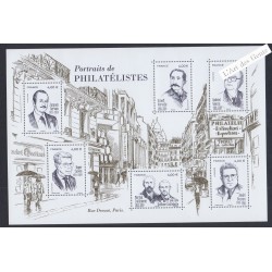 Bloc Feuillet F5828 - Portraits de Philatélistes 2024 - Neuf** - lartdesgents.fr