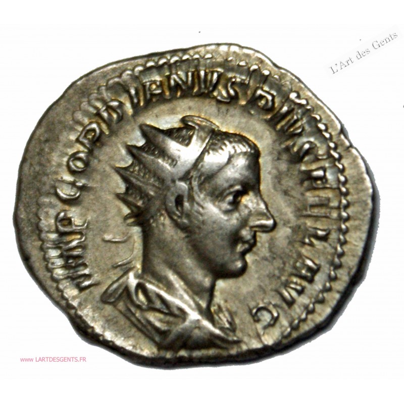 Antoninien GORDIEN III, Hercule VIRTVTI AVGVSTI. SUP. RIC. 95, 240-43 ap J.C , lartdesgents.fr
