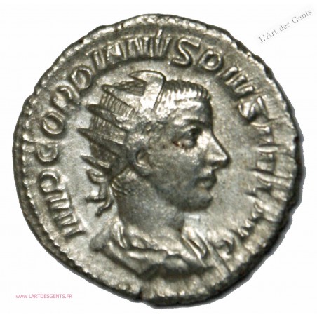 Antoninien GORDIEN III, LAETITIA AVG N. SUP. RIC. 86, 243 ap J.C , lartdesgents.fr