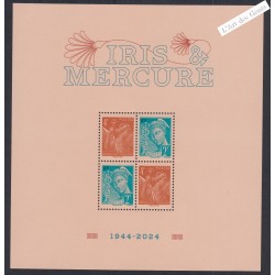 Bloc Feuillet F5826 - 80ème Anniversaire des Types Iris et Mercure -Neuf** - lartdesgents.fr