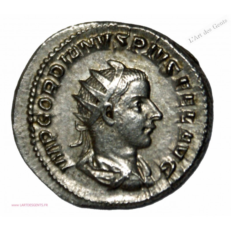Antoninien GORDIEN III, AETER-NITATI AVG. SUP RIC. 83, 243 ap J.C , lartdesgents.fr