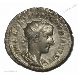 Antoninien GORDIEN III, P M TR P II COS P P. TTB 3.30grs RIC. 54, 239 ap J.C , lartdesgents.fr