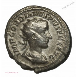 Antoninien GORDIEN III, P M TR P II COS P P. TTB 3.08grs RIC. 54, 239 ap J.C , lartdesgents.fr