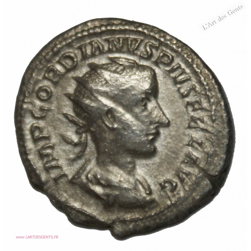 Antoninien GORDIEN III, P M TR P II COS P P. TTB 3.08grs RIC. 54, 239 ap J.C , lartdesgents.fr