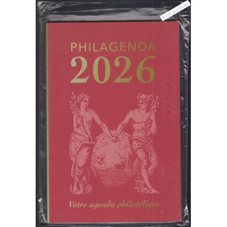 Agenda - Philagenda 2025 sous blister - avec bloc spécial numéroté de 4 timbres - lartdesgents.fr