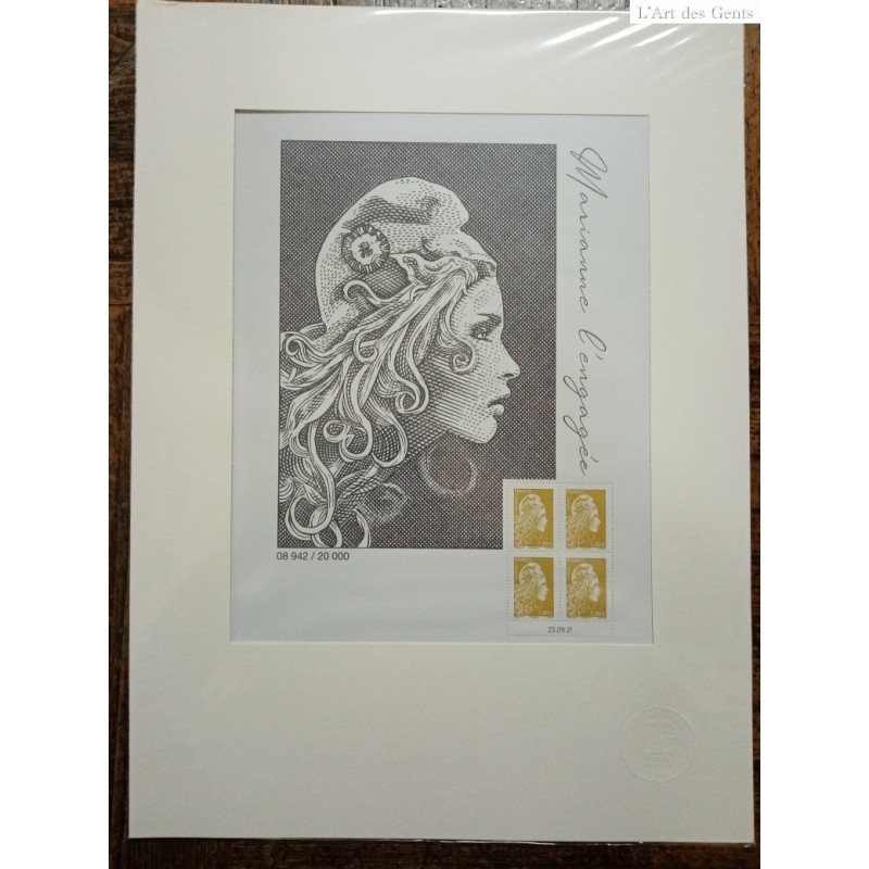 Affiche AFF5534A - Marianne d'Yz - Salon d'Automne 2021 Neuf** - lartdesgents.fr
