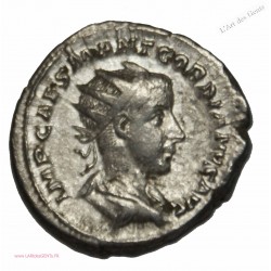 Antoninien GORDIEN III, AEQVITAS AVG. TTB+ 4.96grs RIC. 63, 240 ap J.C , lartdesgents.fr