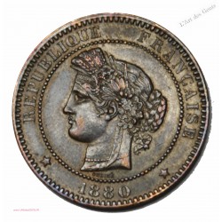 10 CENTIMES 1880 A CERES QUALITE , lartdesgents.fr