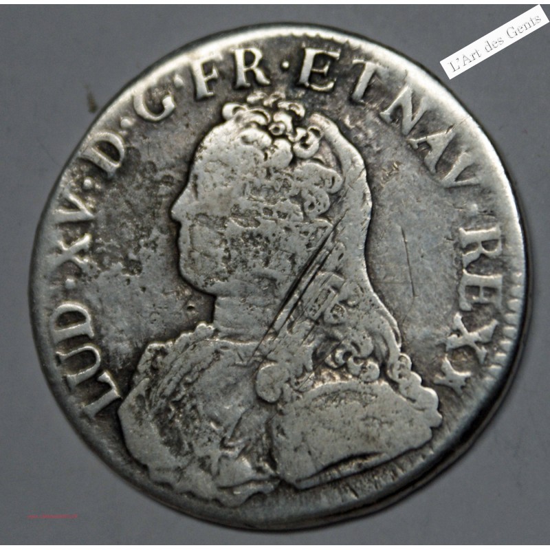 ECU LOUIS XV 1731 M TOULOUSE TB , lartdesgents.fr