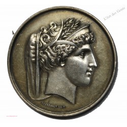 Médaille argent Agriculture L'YONNE 1856, lartdesgents.fr