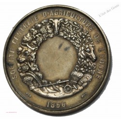Médaille argent Agriculture L'YONNE 1856, lartdesgents.fr