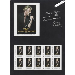 COLLECTOR TIMBRES JOHNNY HALLIDAY TOUR 66  - AUTOADHESIFS - NEUF** lartdesgents.fr