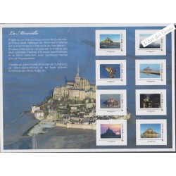 COLLECTOR TIMBRES MONT SAINT MICHEL  - AUTOADHESIFS - NEUF** lartdesgents.fr
