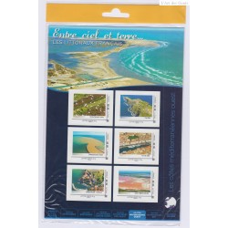 COLLECTOR 6 TIMBRES ENTRE CIEL ET TERRE  NEUF** L'ART DES GENTS