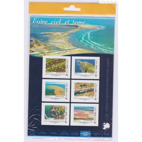 COLLECTOR 6 TIMBRES ENTRE CIEL ET TERRE  NEUF** L'ART DES GENTS