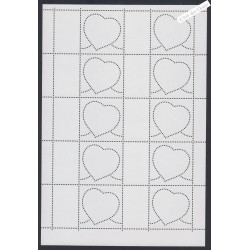 Feuillet personnalisé - n°3861Ac - logo "Je t'aime" - GB - 2006 - Neuf**-  lartdesgents.fr