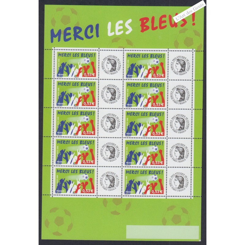 Feuillet personnalisé - n°3936A - logo "Cérès" - GB - 2006 - Neuf**-  lartdesgents.fr