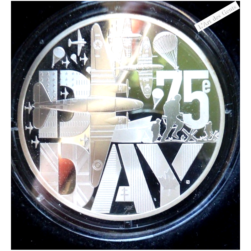 Coffret BE 2019 10 EURO D-DAY, lartdesgents.fr