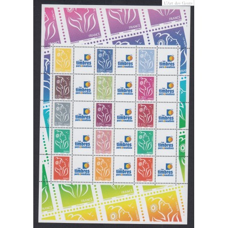Blocs-Feuillet timbres personnalisés Type Marianne de Lamouche - 2007 - F4048A - Neuf** - lartdesgents.fr