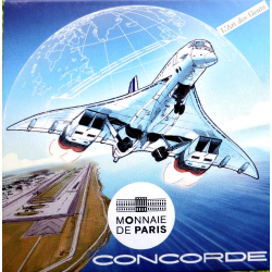 Coffret 10 Euro BE 2019 - AVIATION & HISTOIRE - CONCORDE , lartdesgents.fr