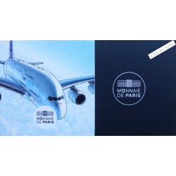 Coffret BE 2017, 10 Euro - AVIATION & HISTOIRE - A380, lartdesgents.fr
