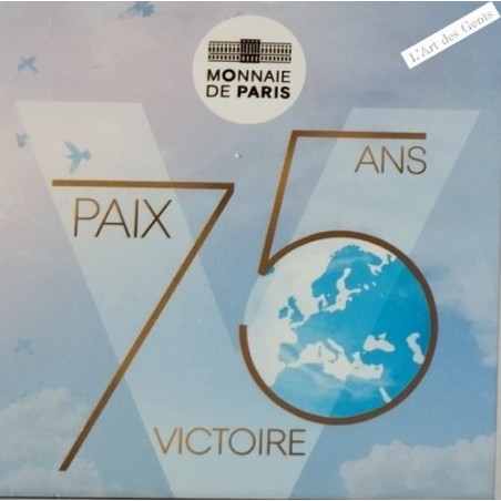 Coffret BE 2020, 10 Euro -75 ANS DE LA PAIX, lartdesgents.fr