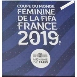 Coffret BE 10 Euro 2019 - FIFA Dessin "aile de pigeon", lartdesgents.fr