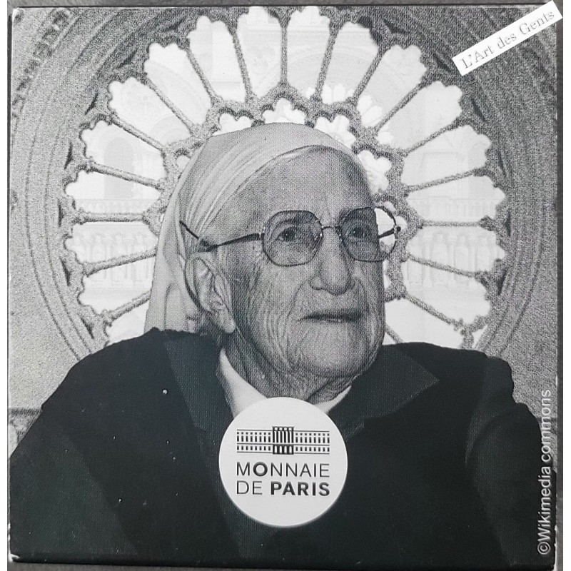 Coffret BE 10 Euro - FEMME DE FRANCE - SOEUR EMMANUELLE 2020