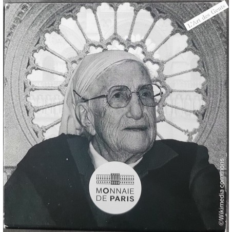 Coffret BE 10 Euro - FEMME DE FRANCE - SOEUR EMMANUELLE 2020