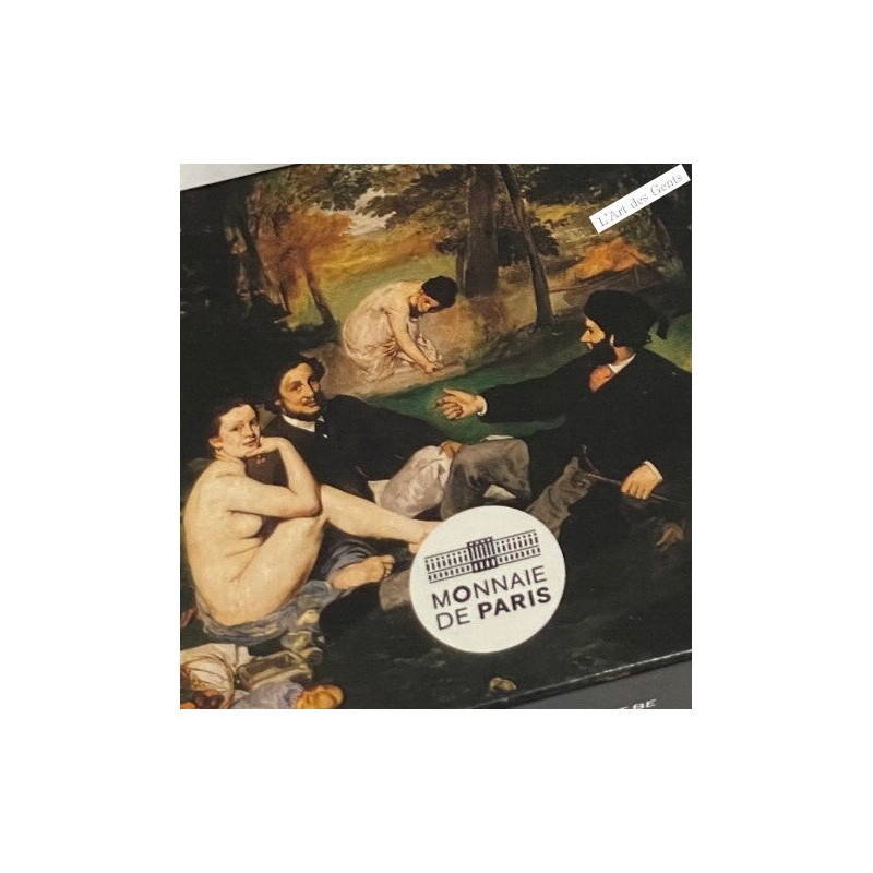 Coffret BE 10 Euro - CHEFS D'OEUVRE DES MUSÉES - Déjeuner sur l'herbe BE 2017, lartdesgents.fr