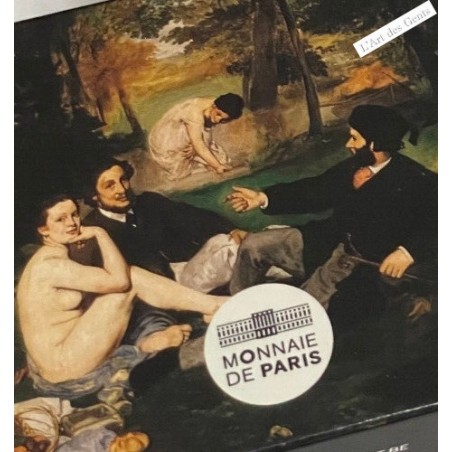 Coffret BE 10 Euro - CHEFS D'OEUVRE DES MUSÉES - Déjeuner sur l'herbe BE 2017, lartdesgents.fr