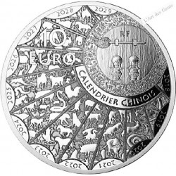 Coffret BE 10 Euro - CALENDRIER CHINOIS - ANNEE DU RAT 2020, lartdesgents.fr