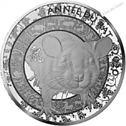 Coffret BE 10 Euro - CALENDRIER CHINOIS - ANNEE DU RAT 2020, lartdesgents.fr