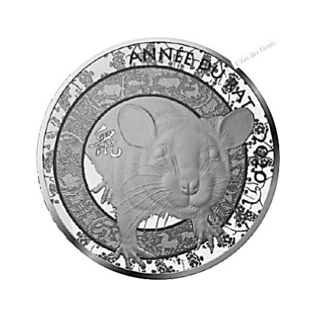 Coffret BE 10 Euro - CALENDRIER CHINOIS - ANNEE DU RAT 2020, lartdesgents.fr