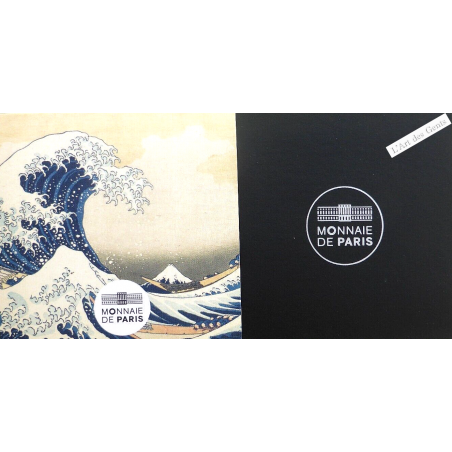 Coffret BE 10 Euro - 260 ANS D' HOKUSAI- LA VAGUE 2020, lartdesgents.fr