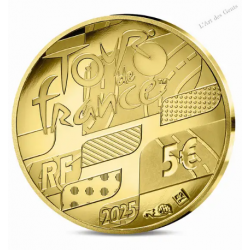 Coffret BE 5 Euro - TOUR DE FRANCE 2025 , lartdesgents.fr