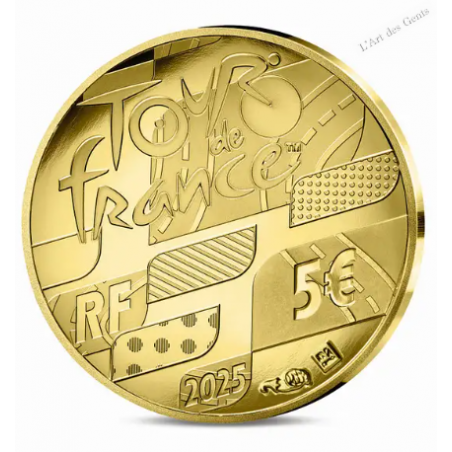 Coffret BE 5 Euro - TOUR DE FRANCE 2025 , lartdesgents.fr