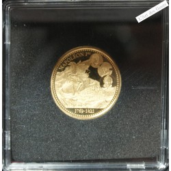 Médaille BE or, Hôtel des Invalides Bicentenaire mort Napoléon Ier, lartdesgents.fr