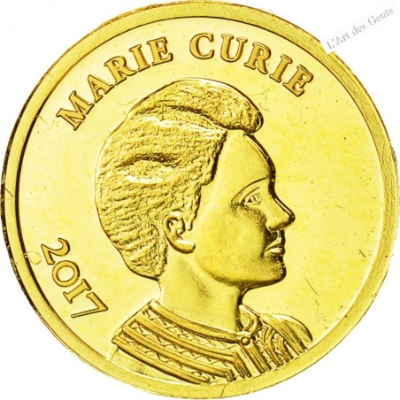 3000 Francs or CFA TCHAD, MARIE CURIE 2017, lartdesgents.fr