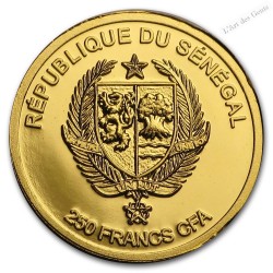 250 Francs CFA or 2017 SENEGAL, B. FRANKLIN , lartdesgents.fr