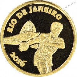 100 Francs CFA or, 2016 Rép. CONGO, RIO DE JANEIRO, lartdesgents.fr