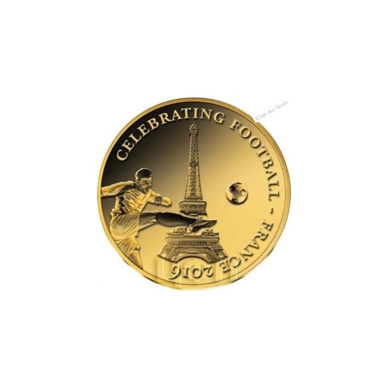 100 Francs OR CFA COTE D'IVOIRE, football France 2016, lartdesgents.fr
